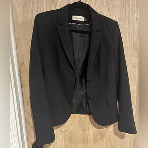Calvin Klein Black Skirt Suit